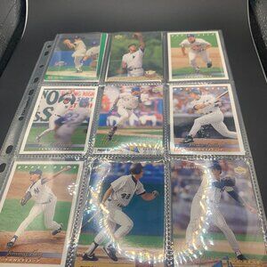 13ct 1993 Upper Deck New York Yankees Baseball Trading Cards SELLING AS IS